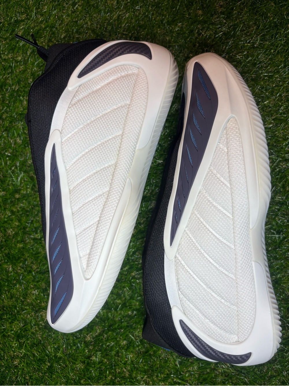 adidas Anthony Edwards Men's basketball Sneakers in White, Black and Blue